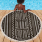 Mali Mud Cloth Bogolanfini Pattern Beach Blanket - African Pride