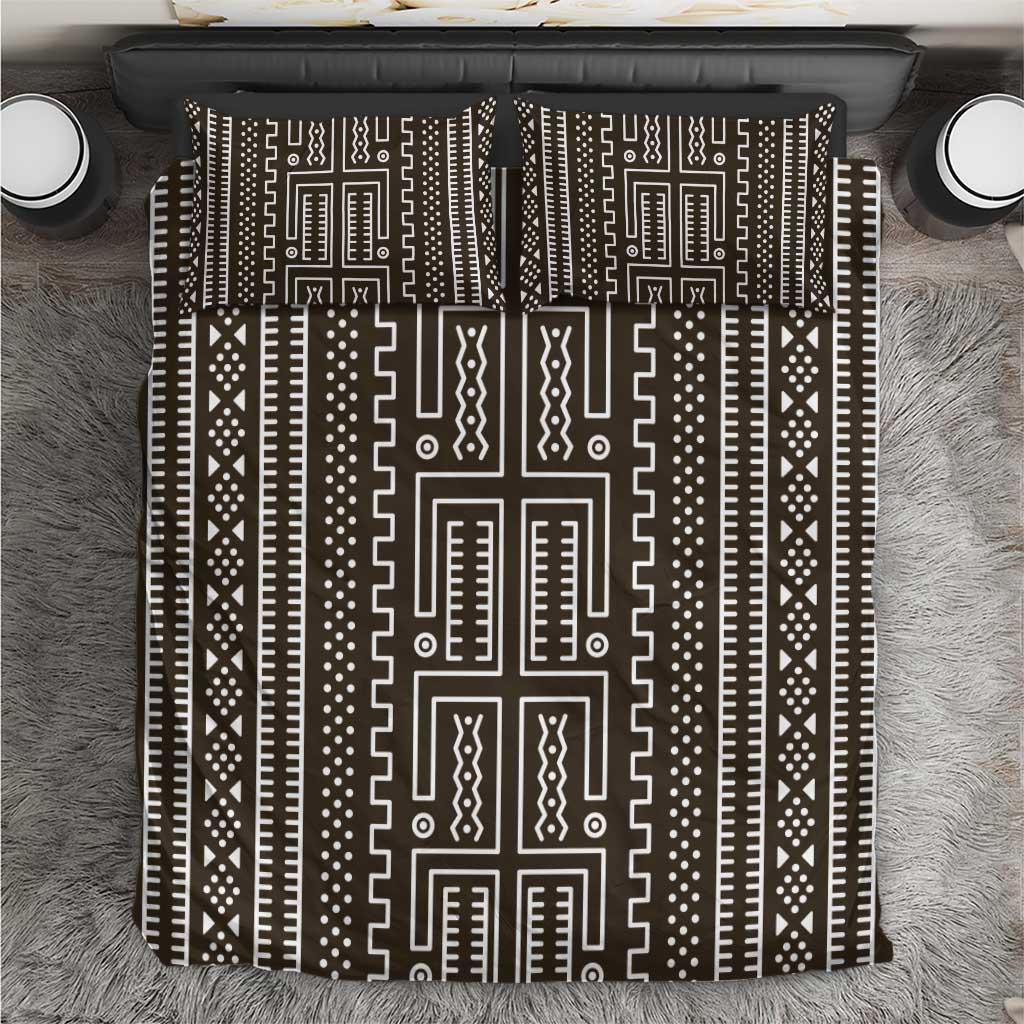 Mali Mud Cloth Bogolanfini Pattern Bedding Set - African Pride