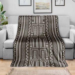 Mali Mud Cloth Bogolanfini Pattern Blanket - African Pride