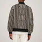Mali Mud Cloth Bogolanfini Pattern Bomber Jacket - African Pride