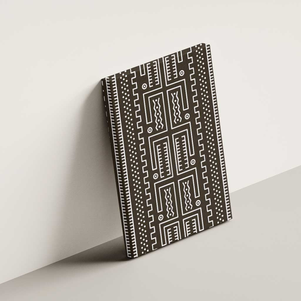Mali Mud Cloth Bogolanfini Pattern Canvas Wall Art - African Pride