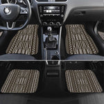 Mali Mud Cloth Bogolanfini Pattern Car Mats - African Pride