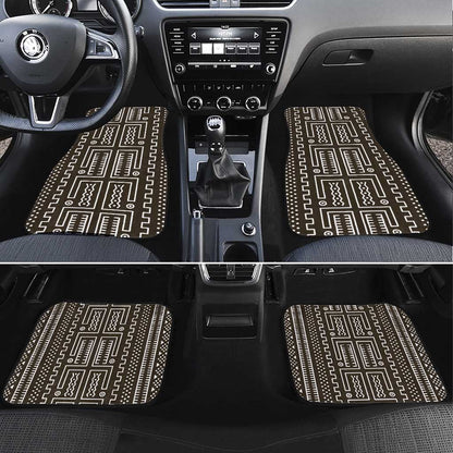 Mali Mud Cloth Bogolanfini Pattern Car Mats - African Pride