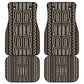 Mali Mud Cloth Bogolanfini Pattern Car Mats - African Pride