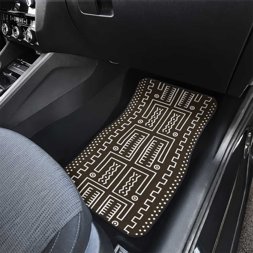 Mali Mud Cloth Bogolanfini Pattern Car Mats - African Pride