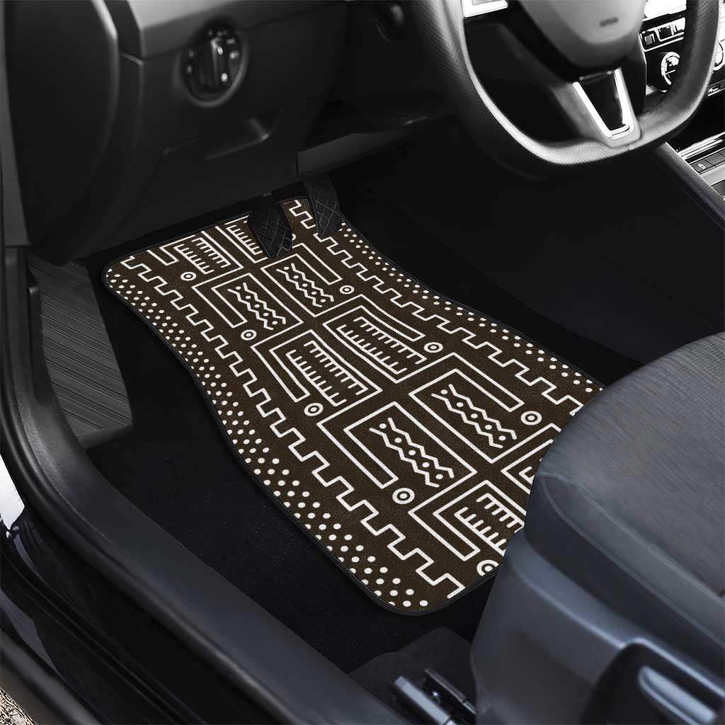 Mali Mud Cloth Bogolanfini Pattern Car Mats - African Pride