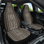 Mali Mud Cloth Bogolanfini Pattern Car Seat Cover - African Pride