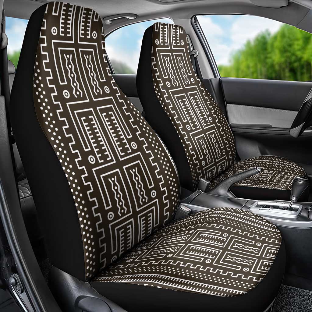 Mali Mud Cloth Bogolanfini Pattern Car Seat Cover - African Pride