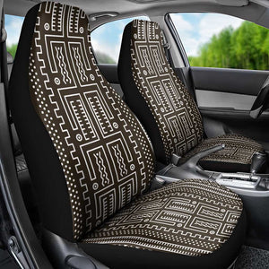 Mali Mud Cloth Bogolanfini Pattern Car Seat Cover - African Pride