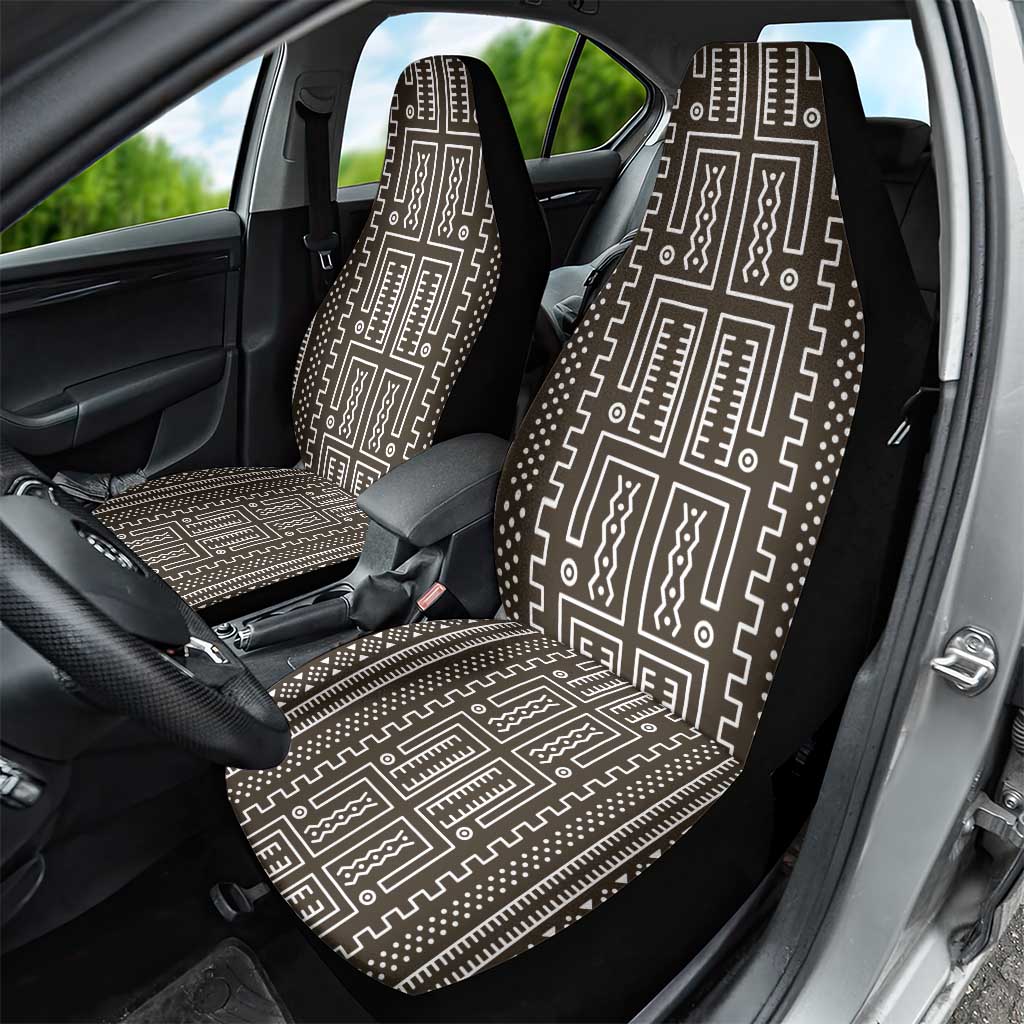 Mali Mud Cloth Bogolanfini Pattern Car Seat Cover - African Pride