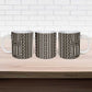 Mali Mud Cloth Ceramic Mug Bogolanfini Pattern