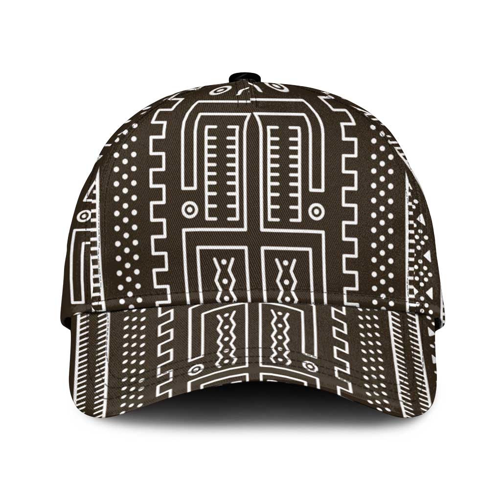 Mali Mud Cloth Bogolanfini Pattern Classic Cap - African Pride