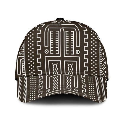 Mali Mud Cloth Bogolanfini Pattern Classic Cap - African Pride