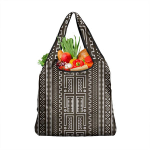 Mali Mud Cloth Bogolanfini Pattern Grocery Bag - African Pride