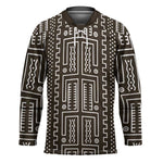 Mali Mud Cloth Hockey Jersey Bogolanfini Pattern