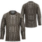 Mali Mud Cloth Hockey Jersey Bogolanfini Pattern