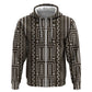 Mali Mud Cloth Bogolanfini Pattern Hoodie - African Pride