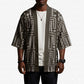 Mali Mud Cloth Kimono Bogolanfini Pattern