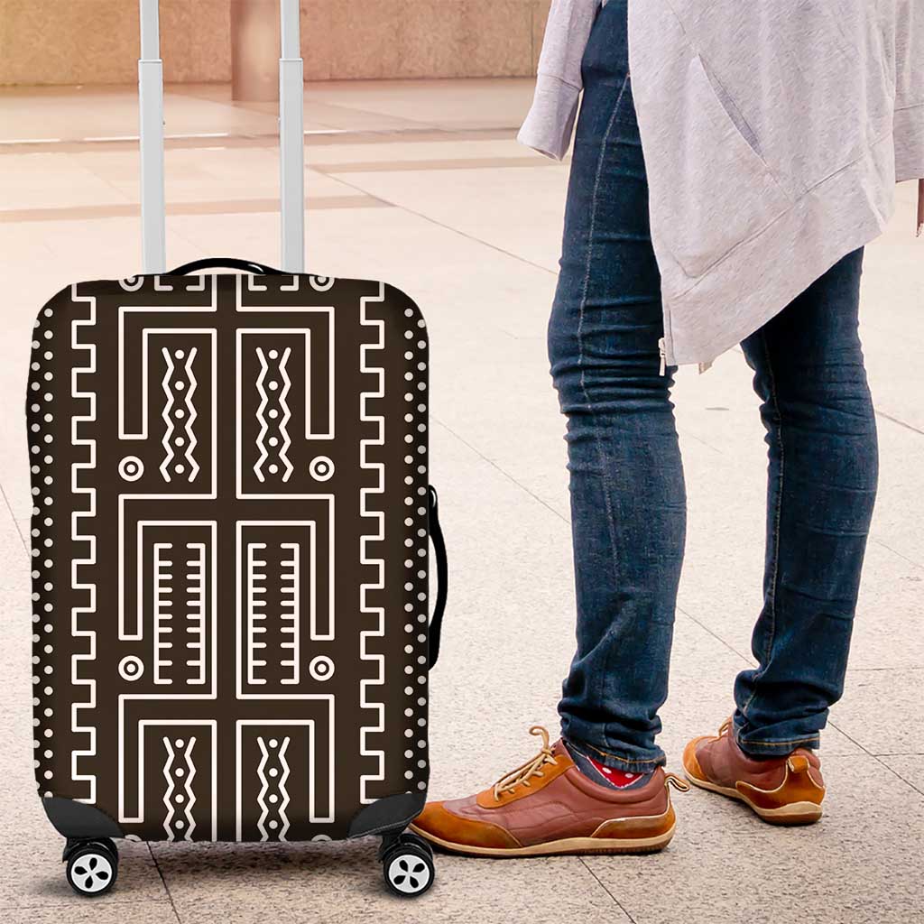 Mali Mud Cloth Bogolanfini Pattern Luggage Cover - African Pride