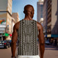 Mali Mud Cloth Bogolanfini Pattern Men Tank Top - African Pride