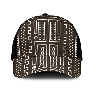 Mali Mud Cloth Bogolanfini Pattern Mesh Trucker Cap - African Pride