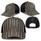 Mali Mud Cloth Bogolanfini Pattern Mesh Trucker Cap - African Pride