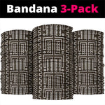 Mali Mud Cloth Bogolanfini Pattern Neck Gaiter - African Pride
