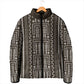Mali Mud Cloth Padded Jacket Bogolanfini Pattern