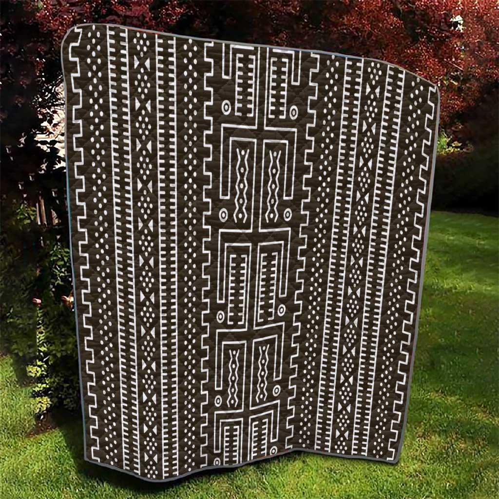 Mali Mud Cloth Bogolanfini Pattern Quilt - African Pride