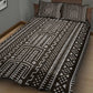 Mali Mud Cloth Bogolanfini Pattern Quilt Bed Set - African Pride