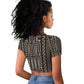 Mali Mud Cloth Bogolanfini Pattern Raglan Cropped T shirt - African Pride