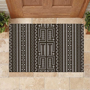 Mali Mud Cloth Bogolanfini Pattern Rubber Doormat - African Pride