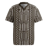 Mali Mud Cloth Bogolanfini Pattern Rugby Jersey - African Pride