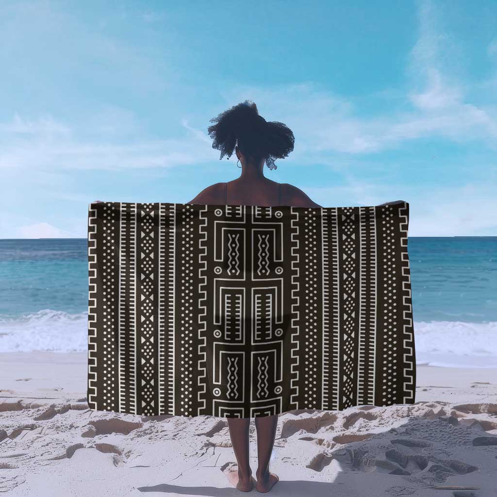 Mali Mud Cloth Bogolanfini Pattern Sarong - African Pride