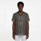 Mali Mud Cloth Bogolanfini Pattern Scrub Top - African Pride