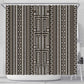 Mali Mud Cloth Bogolanfini Pattern Shower Curtain - African Pride
