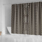 Mali Mud Cloth Bogolanfini Pattern Shower Curtain - African Pride