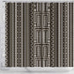 Mali Mud Cloth Bogolanfini Pattern Shower Curtain - African Pride