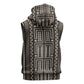 Mali Mud Cloth Bogolanfini Pattern Sleeveless Hoodie - African Pride