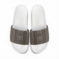 Mali Mud Cloth Slide Sandals Bogolanfini Pattern