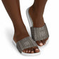 Mali Mud Cloth Slide Sandals Bogolanfini Pattern