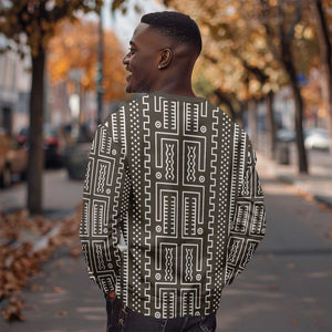 Mali Mud Cloth Bogolanfini Pattern Sweatshirt - African Pride