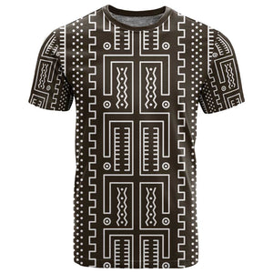 Mali Mud Cloth Bogolanfini Pattern T shirt - African Pride