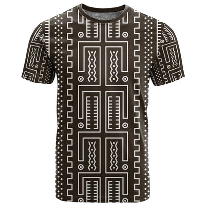 Mali Mud Cloth Bogolanfini Pattern T shirt - African Pride