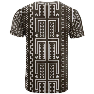 Mali Mud Cloth Bogolanfini Pattern T shirt - African Pride