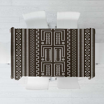 Mali Mud Cloth Bogolanfini Pattern Tablecloth - African Pride