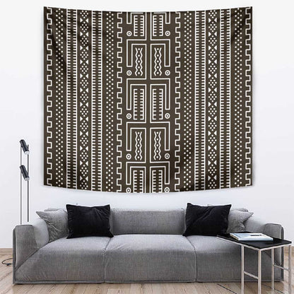 Mali Mud Cloth Bogolanfini Pattern Tapestry - African Pride