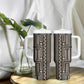 Mali Mud Cloth Bogolanfini Pattern Tumbler With Handle - African Pride