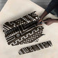 Mali Mud Cloth Umbrella Bogolanfini Pattern