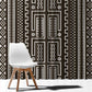 Mali Mud Cloth Bogolanfini Pattern Window Curtain - African Pride